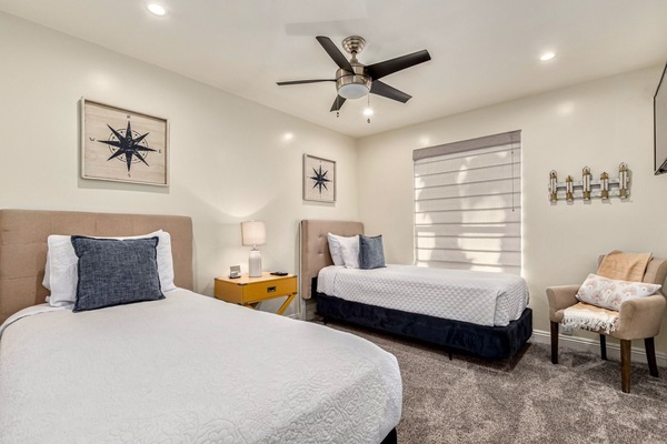 Bedroom 3 with 2 xl twins