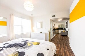 1 bedroom, iron/ironing board, free WiFi, bed sheets