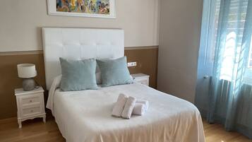 4 bedrooms, iron/ironing board, travel crib, WiFi