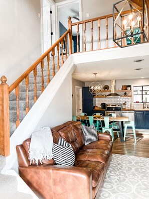 Smart-tv en een open haard