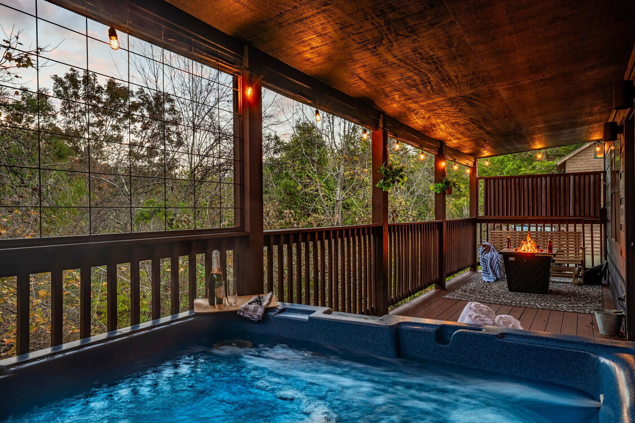 Bain à remous extérieur