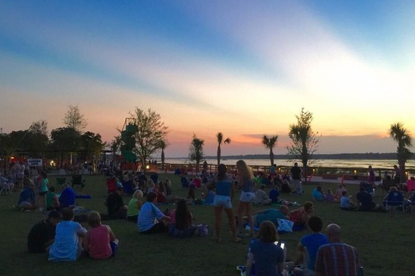 On the River in Bluffton. Your less than two blocks from Oyster Factory Park