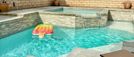 Indoor pool, outdoor pool