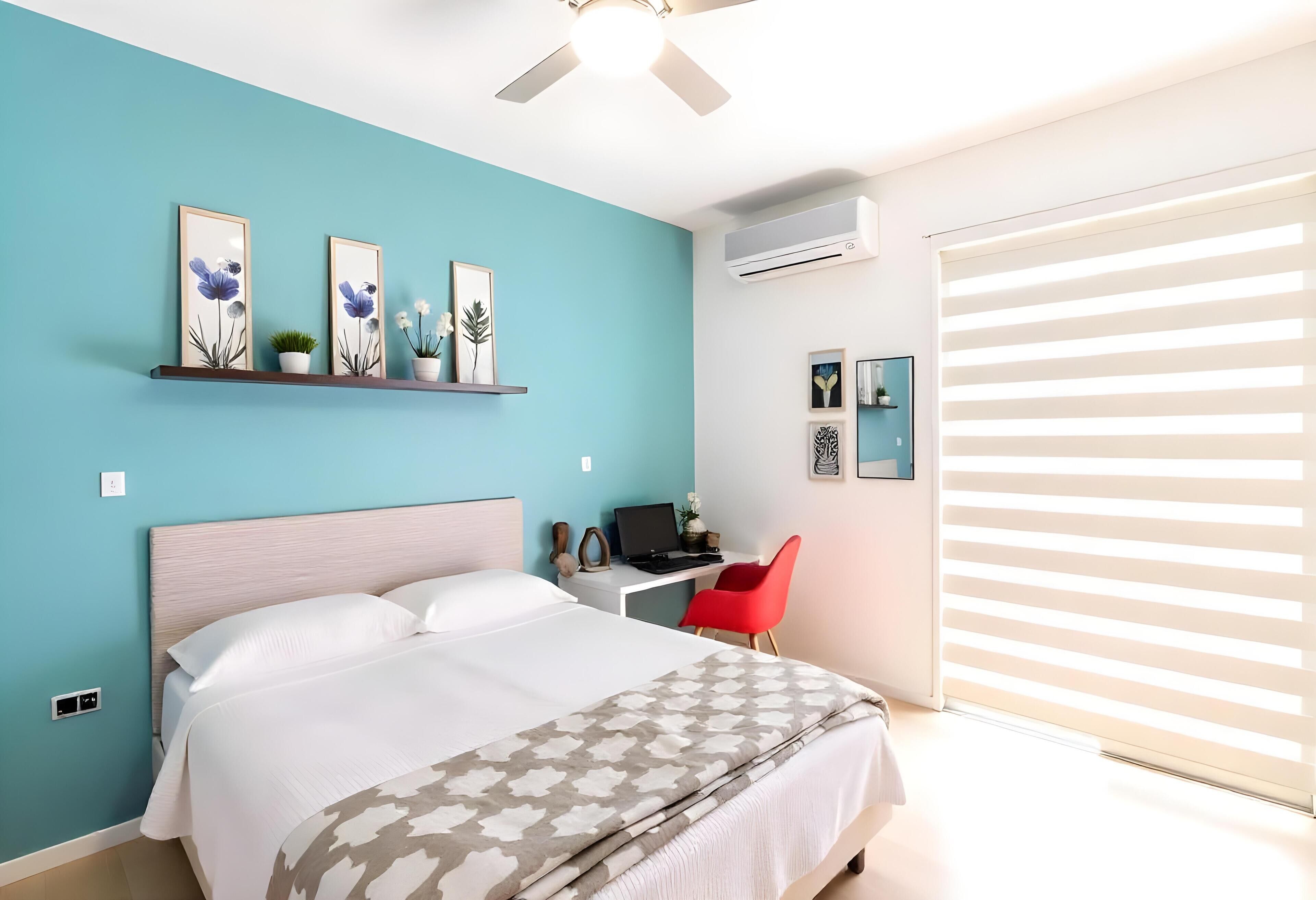 Departamento familiar, 2 habitaciones, para no fumadores, acceso a la alberca | Ropa de cama hipoalergénica y camas con efecto memoria 