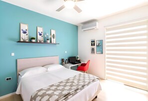 Familienapartment, 2 Schlafzimmer, Nichtraucher, Poolzugang | Allergikerbettwaren, Betten mit Memory-Foam-Matratzen, Zimmersafe