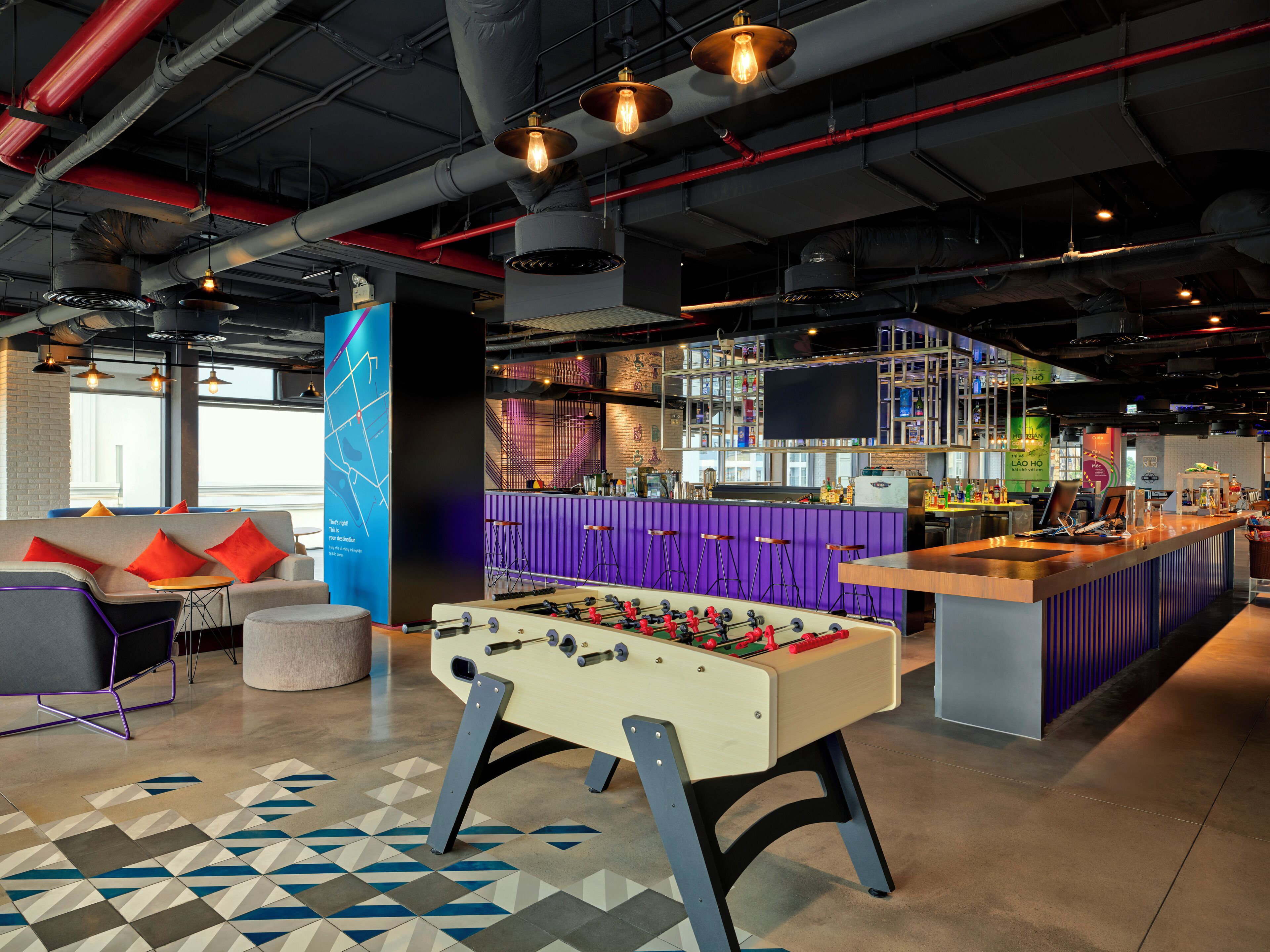 Lobby sitting area