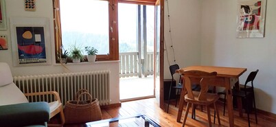 -Small apartment- Farm house accommodation with great mountain view