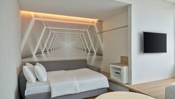 Room, 1 King Bed with Sofa bed | In-room safe, desk, laptop workspace, blackout curtains