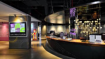 Check-in/check-out kiosk