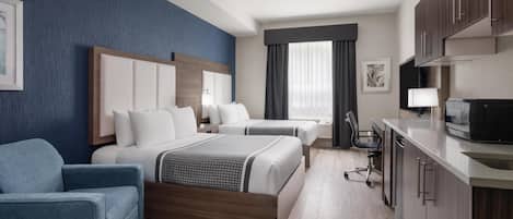 Habitación estándar, 2 camas Queen size, con acceso para personas discapacitadas | 1 habitación y ropa de cama de alta calidad