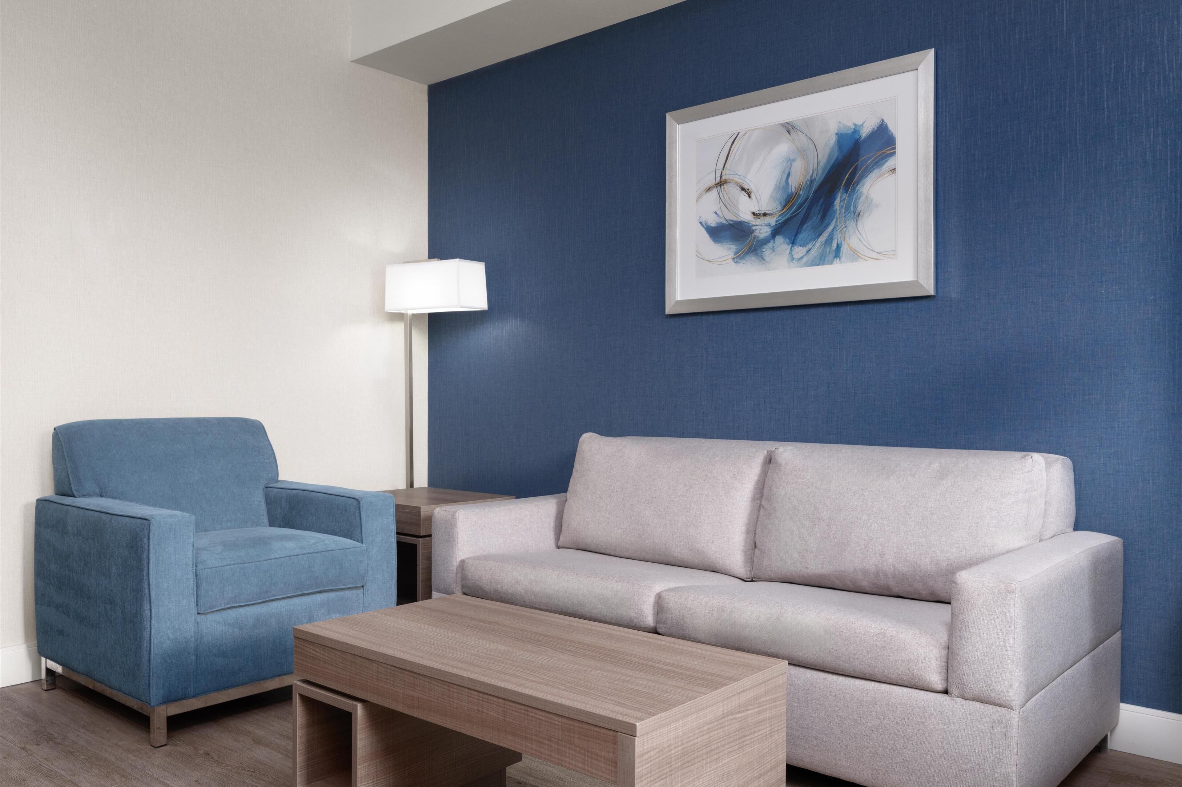 standard room, 1 king bed, non smoking, refrigerator & microwave (with sofabed) | 1 bedroom, premium bedding, in-room safe, desk