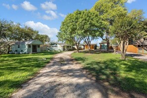 House, 4 Bedrooms | Property grounds - Guadalupe Bluff Farmhouse 3 Bedroom Home by RedAwning (Kerrville)