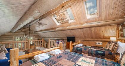 Rustic Log Cabin on 160 Gated Acres! Just 30 minutes from Tulsa!