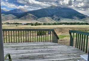 Breathtaking views from the large deck.