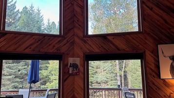 Smart TV, fireplace, video games