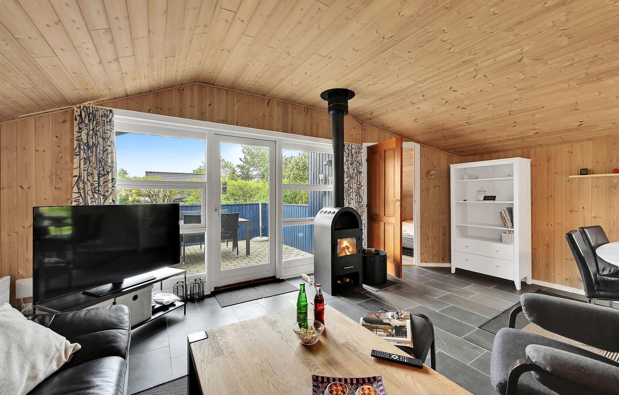 تلفزيون، مدفأة