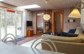 Télévision, cheminée