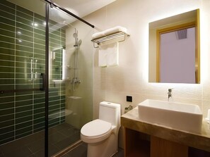 Bathroom - Greentree Inn Shanghai Chongming Island Chenjia Town Express Hotel (Shanghai)
