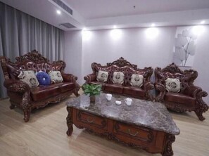 Living area - Greentree Inn Weifang Zhucheng Longyuan Shangcheng Express Hotel (Weifang)