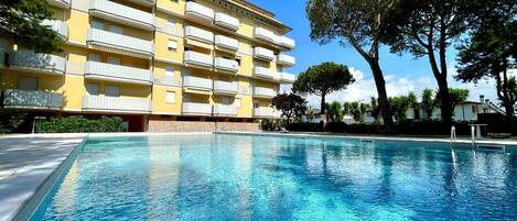 Apartment, 1 Bedroom, Balcony | Pool | Outdoor pool