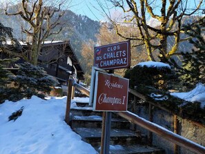 Exterior detail - Studio for 2 in Chamonix with mountain view, parking (Chamonix-Mont-Blanc)