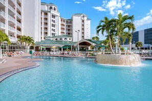 Una piscina riscaldata