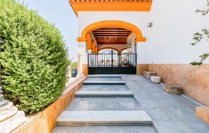 Stunning traditional architecture welcomes you to this historic entrance.