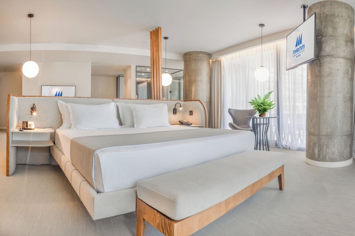 1 habitación y ropa de cama de alta calidad