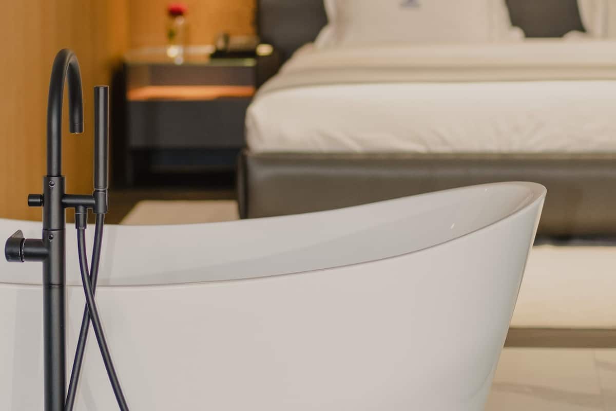 1 habitación y ropa de cama de alta calidad