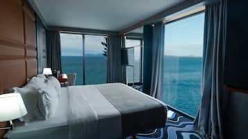 1 bedroom, premium bedding, memory-foam beds, minibar