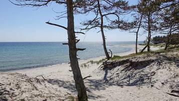 Una spiaggia nelle vicinanze