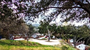 A rural landscape with houses surrounded by trees and hills in the background. - # 3. Howling Wolf's Lair - Studio W/ Fireplace (Pet Free) (Santa Ysabel)