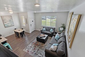 Smart TV, DVD player, table football, offices