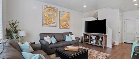 Smart TV, DVD player, table football, offices