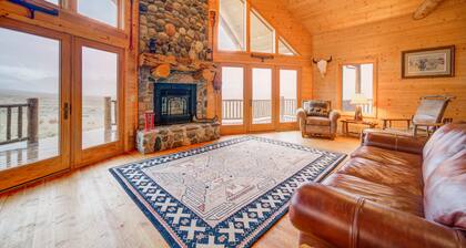 A True Montana Cabin with Sweeping Views of the Mountains and the Madison River.