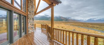 A True Montana Cabin with Sweeping Views of the Mountains and the Madison River.