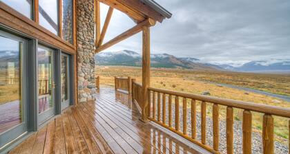 A True Montana Cabin with Sweeping Views of the Mountains and the Madison River.