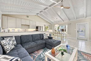 TV - Sandy Rocks | Ultimate Bundle: 2 Private Pet Friendly Homes, 2 Private Heated Pools, Walk to Beach! (Siesta Key)