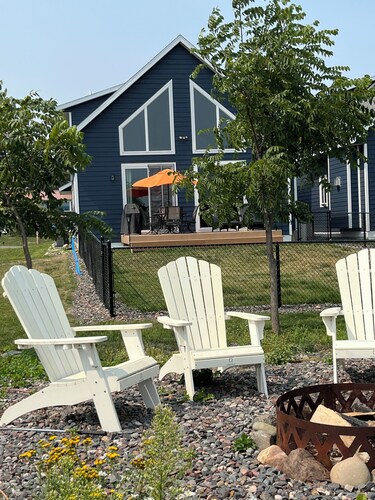 Modern Lake Home with Pickleball and Pontoon available to rent.