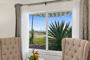 Romantic Suite, 1 King Bed with Sofa bed, Beach View, Oceanfront | View from room - Golden Magnolia Resort & Spa (Flagler Beach)