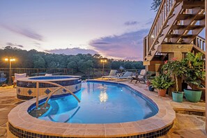 Una piscina riscaldata