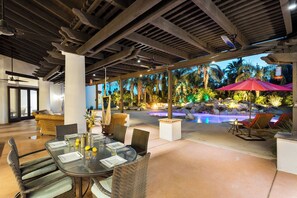 Outdoor dining - Saguaro Estate - .3 Acre Private Paradise (La Quinta)