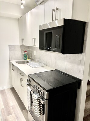 Private kitchen - Luxury 1- bedroom secondary suite close to Airport. (Calgary)