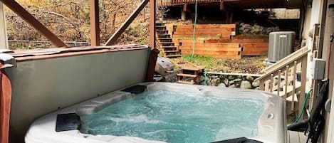 Idromassaggio all'aperto