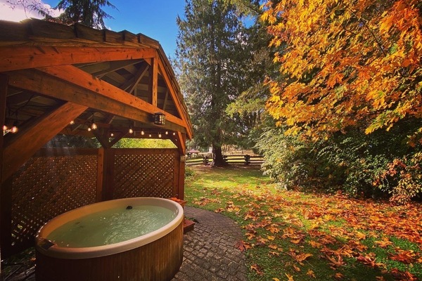 Idromassaggio all'aperto