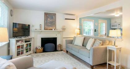 Outdoor Oasis w Fire Pit, Hammock, 1 Mi to Beach!
