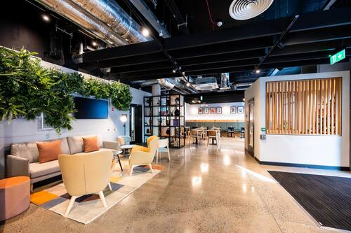 Lobby sitting area