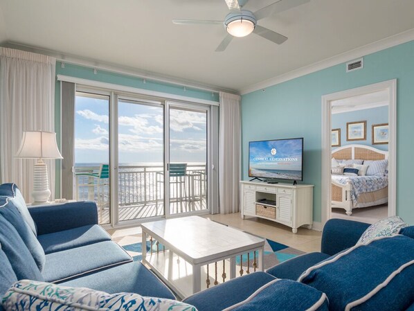 TV, DVD player - Stunning views and luxury with this 3 bedroom oceanfront condo (Ocean City)