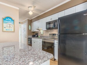 Microwave, dishwasher