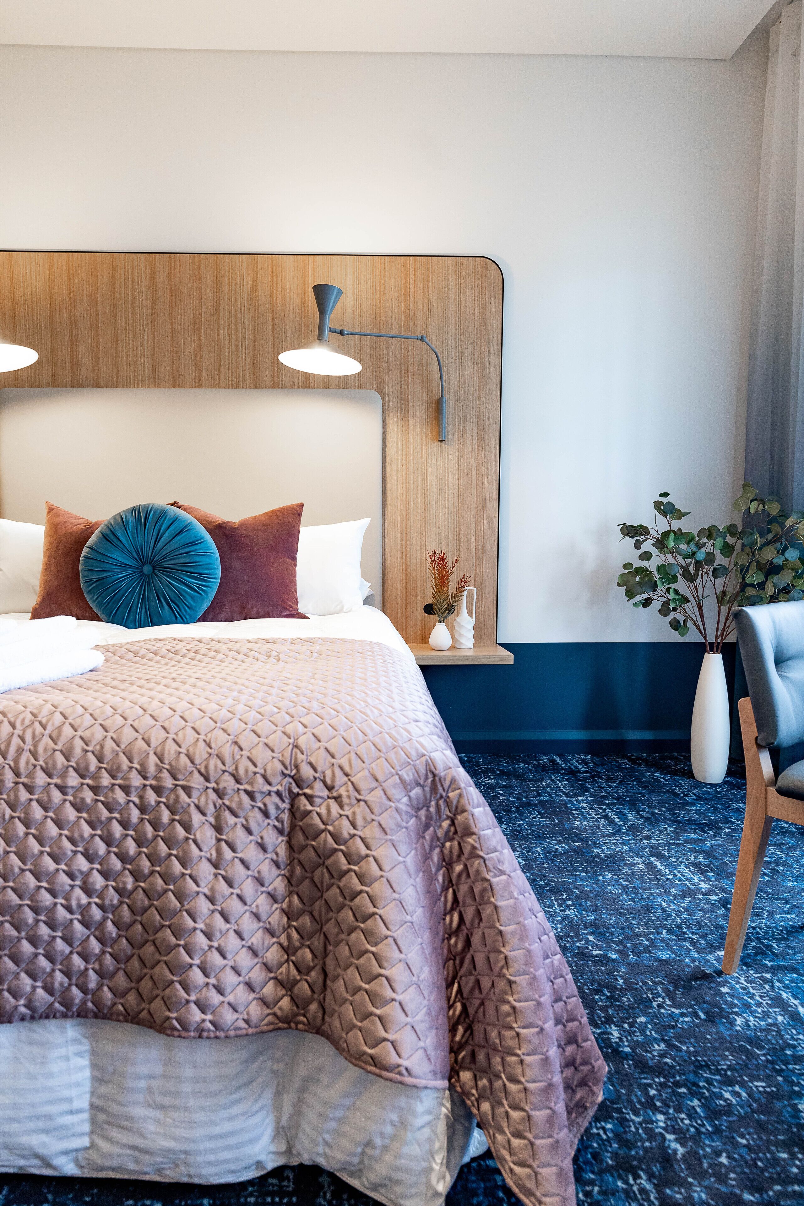 1 bedroom, desk, laptop workspace, iron/ironing board